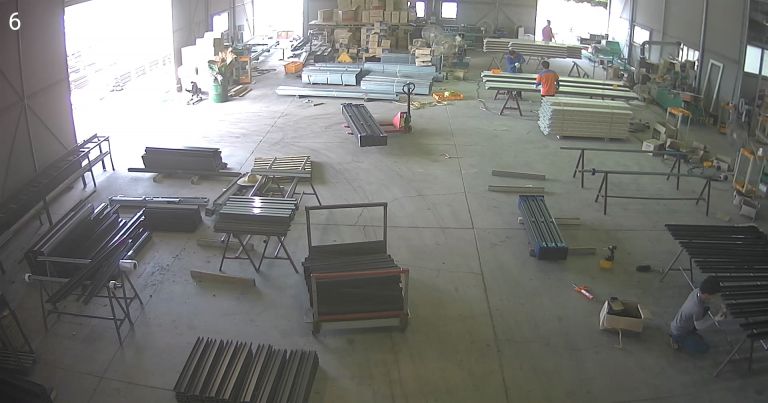 유진창호시스템 공장 내부전경